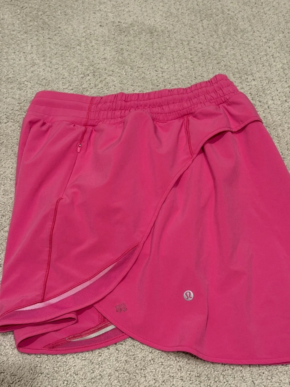 Lululemon Hotty Hot High-Rise Skirt LONG Sonic Pink size 8
